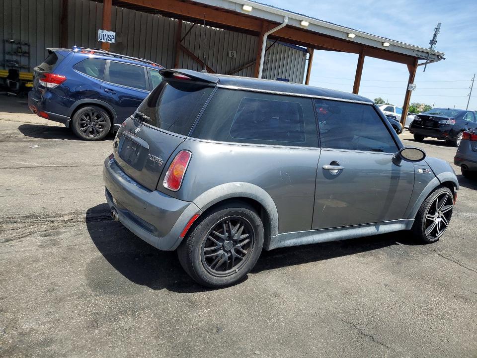 2002 Mini Cooper VIN WMWRE33482TD56884 COPART salvage auction — HAIL, Co - Salvage Title, sold $275 on 2026-07-09 (photo 3)