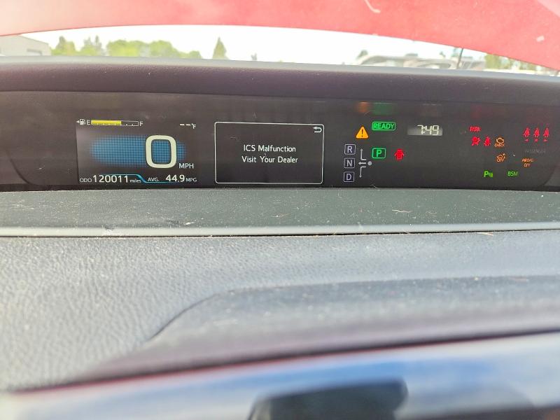 2017 Toyota Prius VIN JTDKBRFU3H3557996 COPART salvage auction — FRONT END, OR - SALVAGE TITLE CERTIFICATE, sold $3,700 on 2026-07-27 (photo 9)