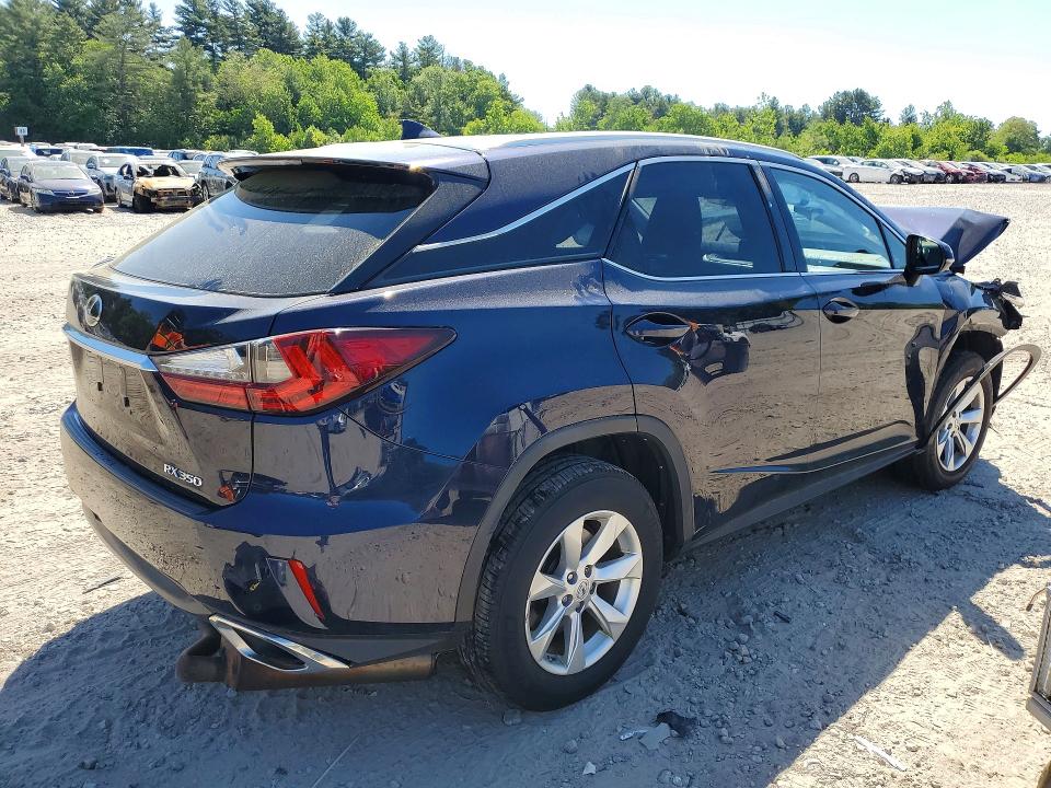 2017 Lexus Rx VIN JTJBZMCA4H2018024 COPART salvage auction — FRONT END, Ma - Cert Of Title-Salvage, sold $5,900 on 2026-07-16 (photo 3)