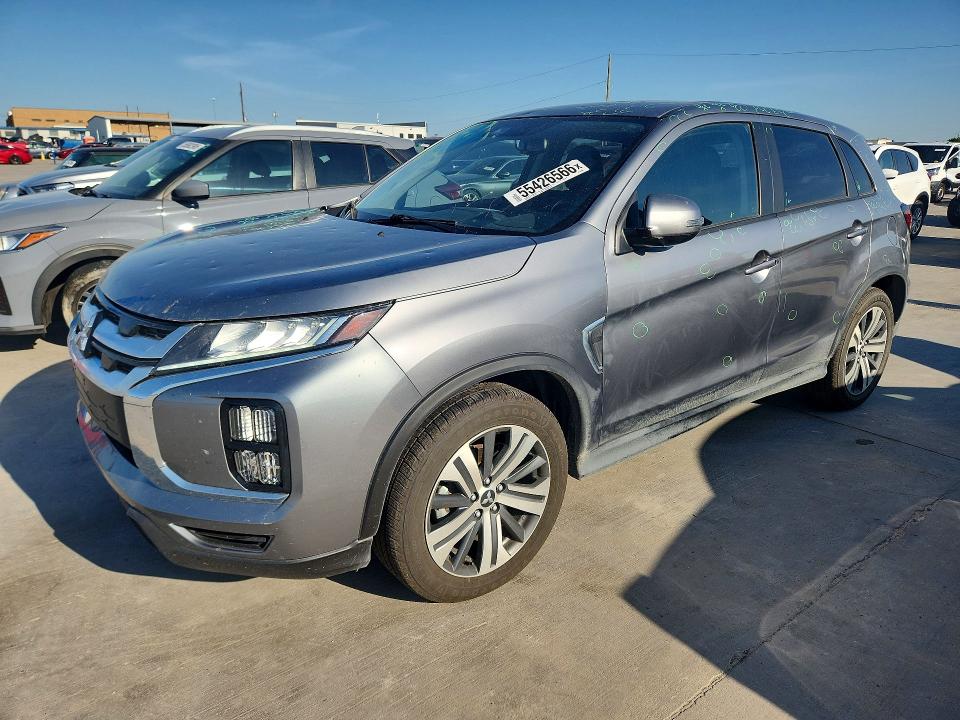 2024 Mitsubishi VIN JA4ARUAU7RU008468 COPART salvage auction — HAIL, Tx - Salvage Vehicle Title, sold $5,300 on 2026-07-13 (photo 1)