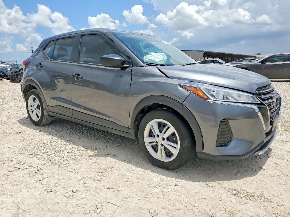 2025 Nissan Kicks VIN 3N1CP5BV6SL481346 COPART salvage auction — FRONT END, Tx - Salvage Vehicle Title, sold $7,400 on 2026-07-21 (photo 4)