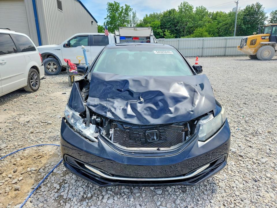 2015 Honda Civic VIN 19XFB2F83FE086952 COPART salvage auction — FRONT END, Mi - Certificate Of Title, sold $3,650 on 2026-07-02 (photo 5)