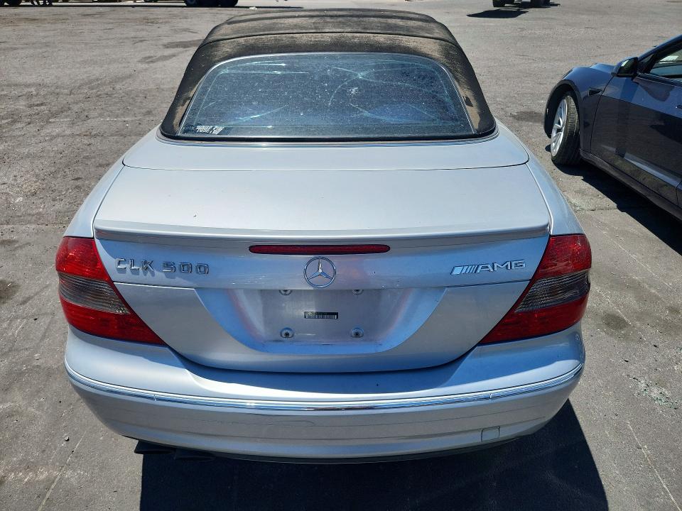 2006 Mercedes-benz Clk-class VIN WDBTK75G46T062108 COPART salvage auction — MINOR DENT/SCRATCHES, NV - LIEN PAPERS, CLEAN TITLE, sold $975 on 2026-07-29 (photo 6)