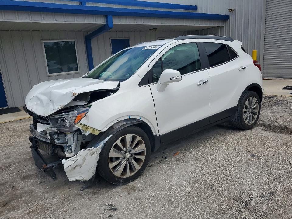 2018 Buick Encore VIN KL4CJASB6JB591174 COPART salvage auction — FRONT END, Fl - Cert Of Ttl-Rebuilt&Slvg Rbld, sold $650 on 2026-07-15 (photo 1)