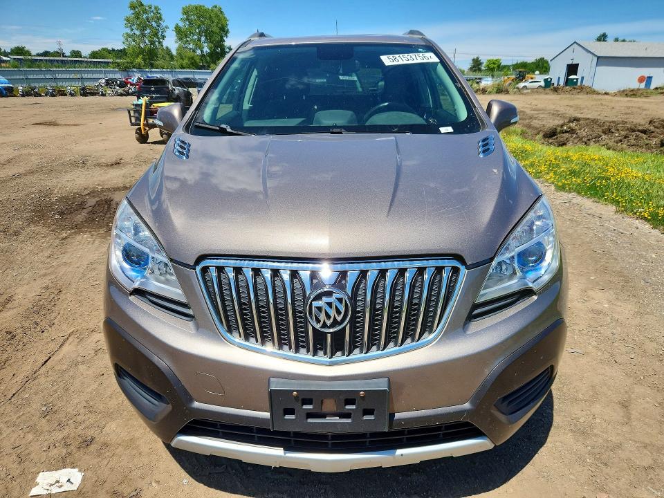 2015 Buick Encore VIN KL4CJESB1FB135601 COPART salvage auction — ROOF, Oh - Certificate Of Title, sold $475 on 2026-07-17 (photo 5)