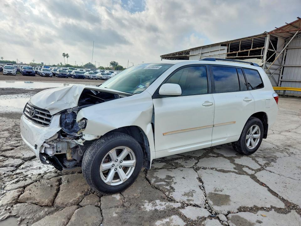 2010 Toyota Highlander VIN JTEZK3EH5A2104437 COPART salvage auction — FRONT END, Tx - Salvage Vehicle Title, sold $40 on 2026-07-28 (photo 1)