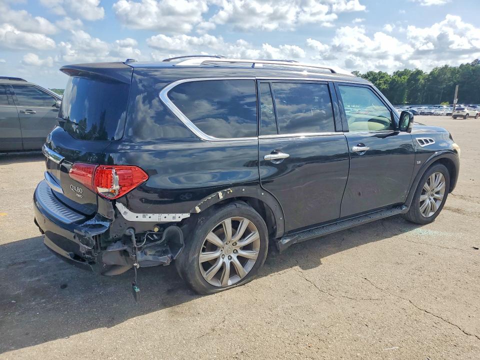 2014 Infiniti Qx80 VIN JN8AZ2NC6E9351785 COPART salvage auction — REAR END, Al - Cert Of Title-Salvage Title, sold $5,100 on 2026-07-20 (photo 3)