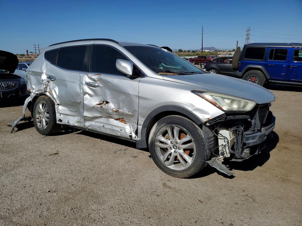 2013 Hyundai VIN 5XYZU3LA9DG013248 COPART salvage auction — REAR END, Mt - Certificate Of Title, sold $850 on 2026-07-26 (photo 4)
