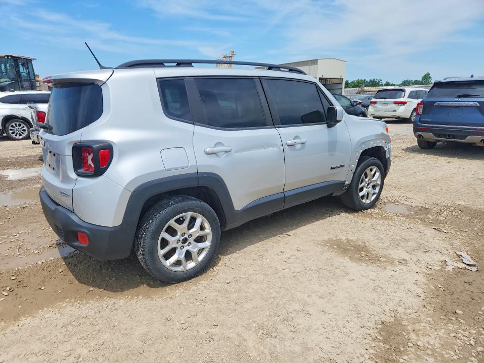 2016 Jeep VIN ZACCJBBT4GPE33712 COPART salvage auction — REAR END, Oh - Certificate Of Title, sold $1,450 on 2026-07-14 (photo 3)