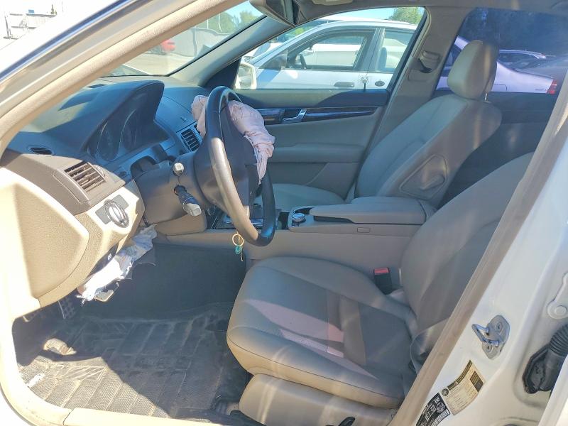 2010 Mercedes-benz C-klasse VIN WDDGF8BB1AF454062 COPART salvage auction — FRONT END, On - Permit No Brand - Unfit, sold $625 on 2026-07-16 (photo 7)