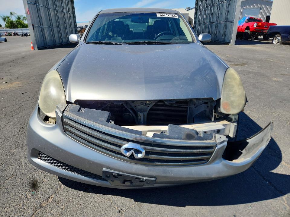 2005 Infi G35 VIN JNKCV51E05M224485 COPART salvage auction — FRONT END, CA - SALVAGE CERTIFICATE, sold $1,050 on 2026-07-16 (photo 5)