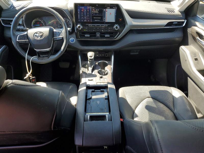 2021 Toyota Highlander VIN 5TDDBRCH9MS536577 COPART salvage auction — REAR END, Ia - Cert Of Title-Salvage Title, sold $19,000 on 2026-07-31 (photo 8)