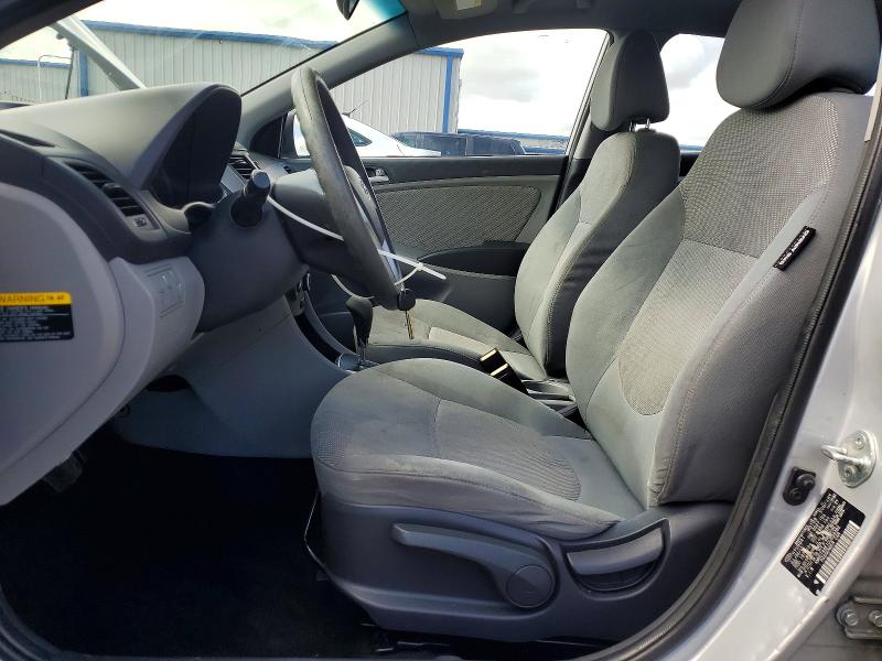 2013 Hyundai Accent VIN KMHCT4AE1DU534382 COPART salvage auction — FRONT END, FL - CERT OF TITLE SLVG REBUILDABLE, sold $775 on 2026-07-14 (photo 7)