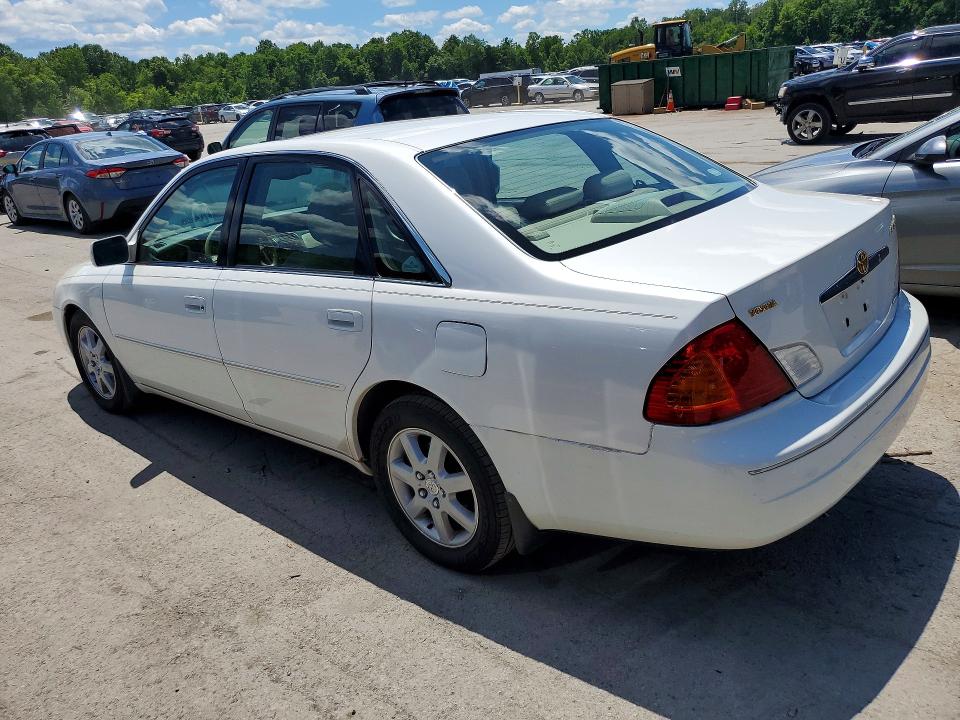 2002 Toyota Avalon VIN 4T1BF28B62U244851 COPART salvage auction — SIDE, Pa - Cert Of Title, sold $1,524 on 2026-07-04 (photo 2)