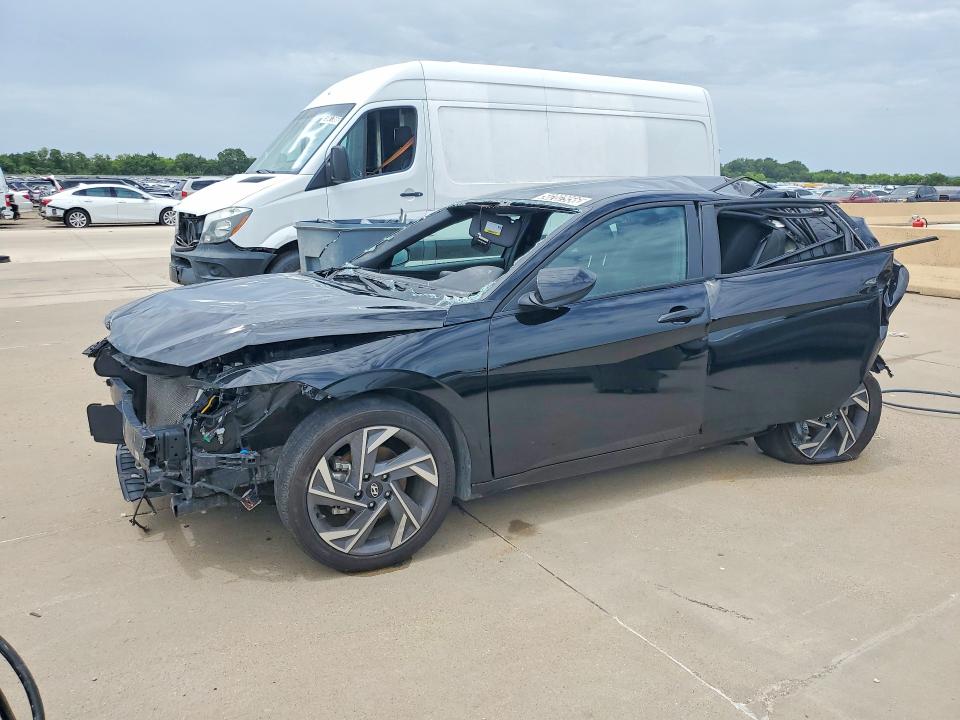 2025 Hyundai Elantra VIN KMHLM4DG3SU059938 COPART salvage auction — ALL OVER, Tx - Certificate Of Title, sold $175 on 2026-07-28 (photo 1)