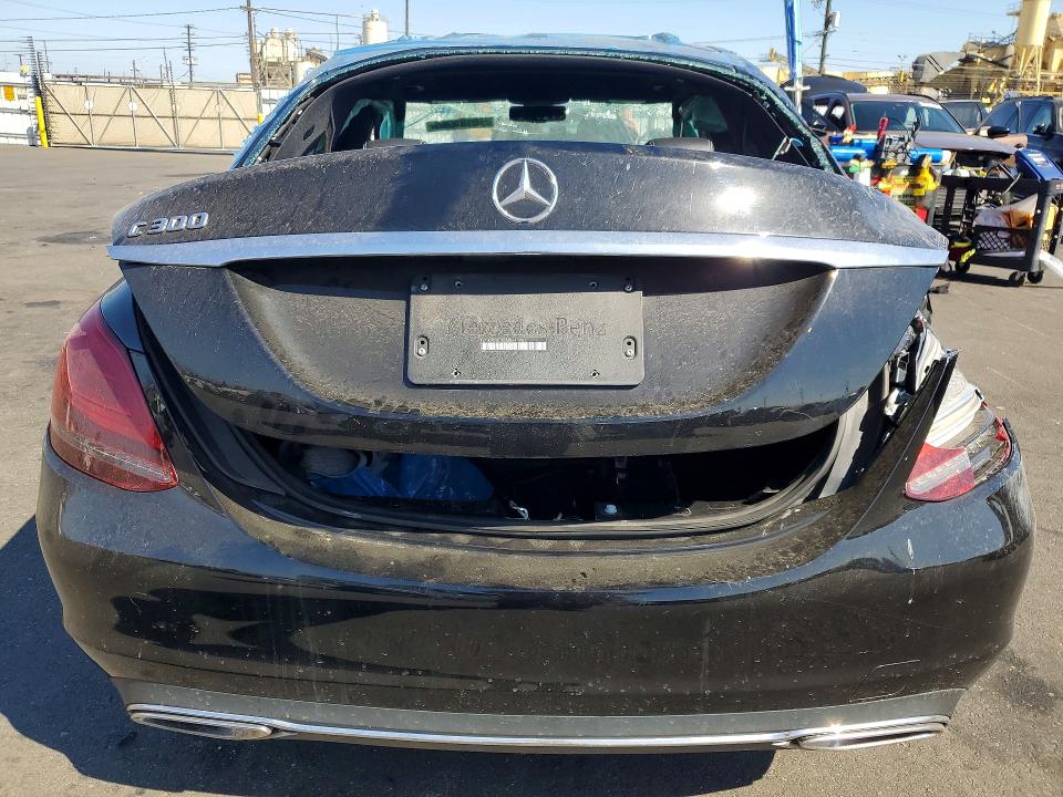 2021 Mercedes-benz C-klasse VIN W1KWF8DB4MR644983 COPART salvage auction — REAR END, Ca - Salvage Certificate, sold $1,200 on 2026-07-08 (photo 6)