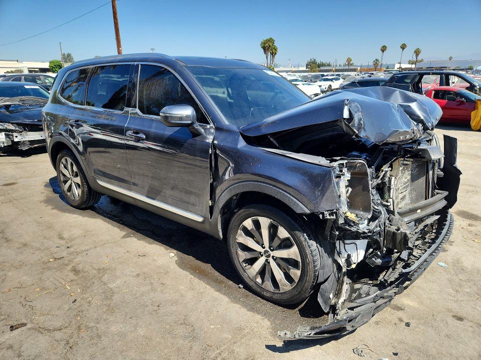 2022 Kia Telluride VIN 5XYP34HC1NG254779 COPART salvage auction — FRONT END, CA - CERTIFICATE OF TITLE, sold $1,550 on 2026-07-23 (photo 4)