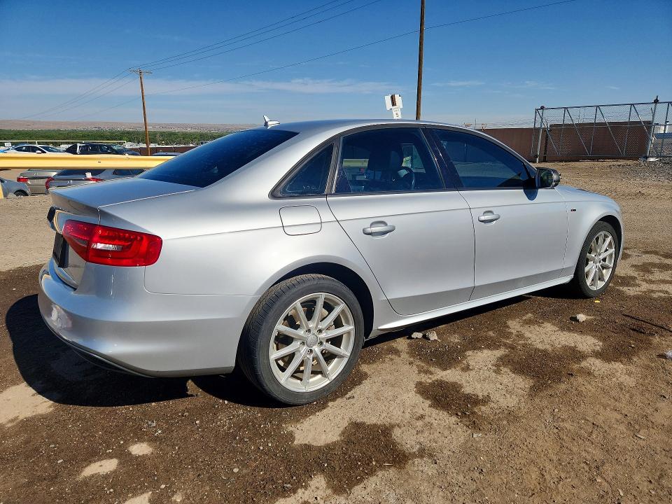 2014 Audi A4 VIN WAUEFAFLXEN034787 COPART salvage auction — FRONT END, Nm - Cert Of Title-Salvage, sold $1,300 on 2026-07-13 (photo 3)
