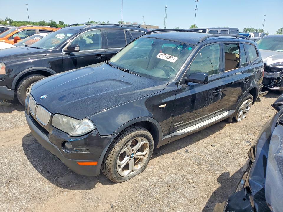 2009 BMW X3 VIN WBXPC93489WJ28220 COPART salvage auction — UNDERCARRIAGE, MI - CERTIFICATE OF TITLE, sold $625 on 2026-07-17 (photo 1)