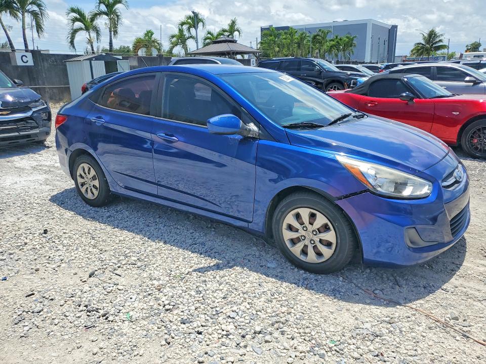 2017 Hyundai Accent VIN KMHCT4AE5HU249903 COPART salvage auction — MECHANICAL, Fl - Certificate Of Title, sold $475 on 2026-07-17 (photo 4)