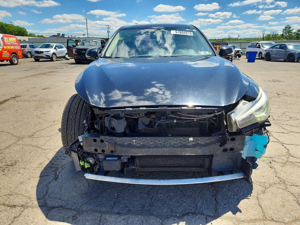 2017 Infiniti VIN JN1FV7AR0HM870968 COPART salvage auction — FRONT END, Pa - Certificate Of Salvage, sold $2,700 on 2026-07-17 (photo 5)