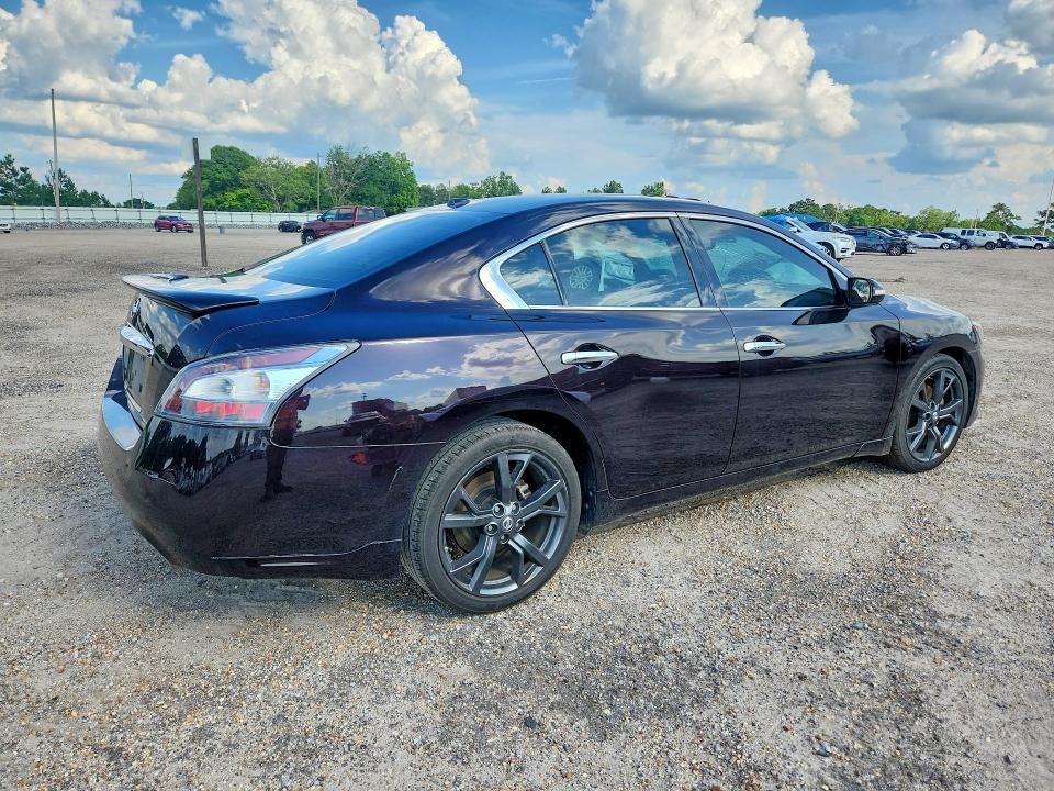 2014 Nissan Maxima VIN 1N4AA5AP9EC907111 COPART salvage auction — SIDE, Al - Cert Of Title-Salvage Title, sold $1,450 on 2026-07-09 (photo 3)