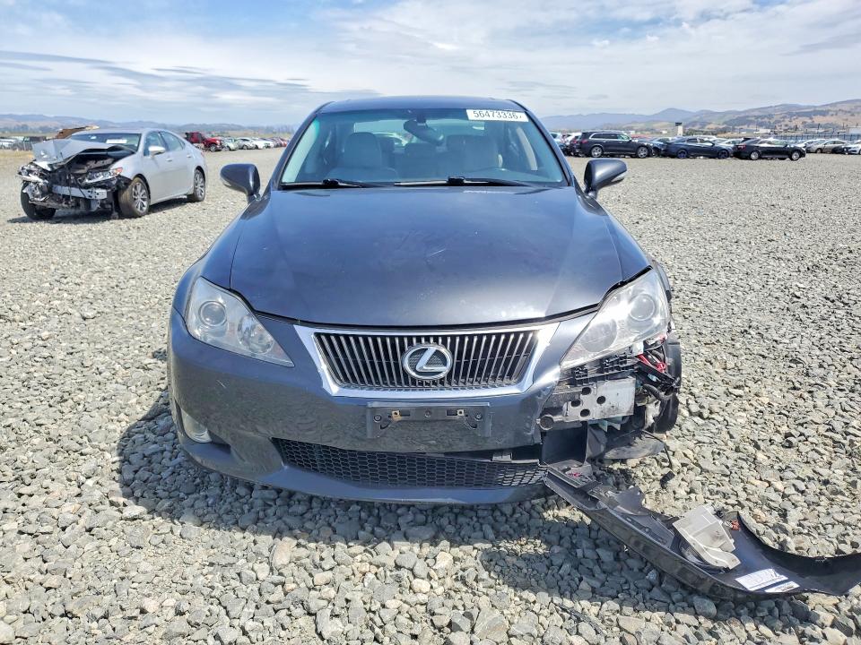 2009 Lexus Is VIN JTHBK262395104245 COPART salvage auction — FRONT END, Ca - Salvage Certificate, sold $1,550 on 2026-07-20 (photo 5)