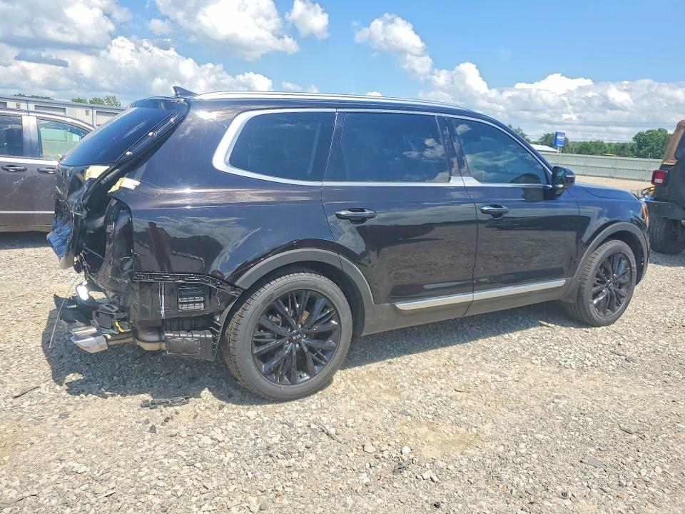 2021 Kia Telluride VIN 5XYP54HC2MG095361 COPART salvage auction — REAR END, Ar - Cert Of Title-Salvage, sold $1,300 on 2026-07-27 (photo 3)