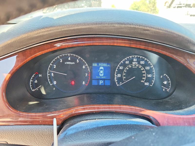 2011 Hyundai Genesis VIN KMHGC4DE0BU115790 COPART salvage auction — FRONT END, Ca - Salvage Certificate, sold $875 on 2026-07-21 (photo 9)