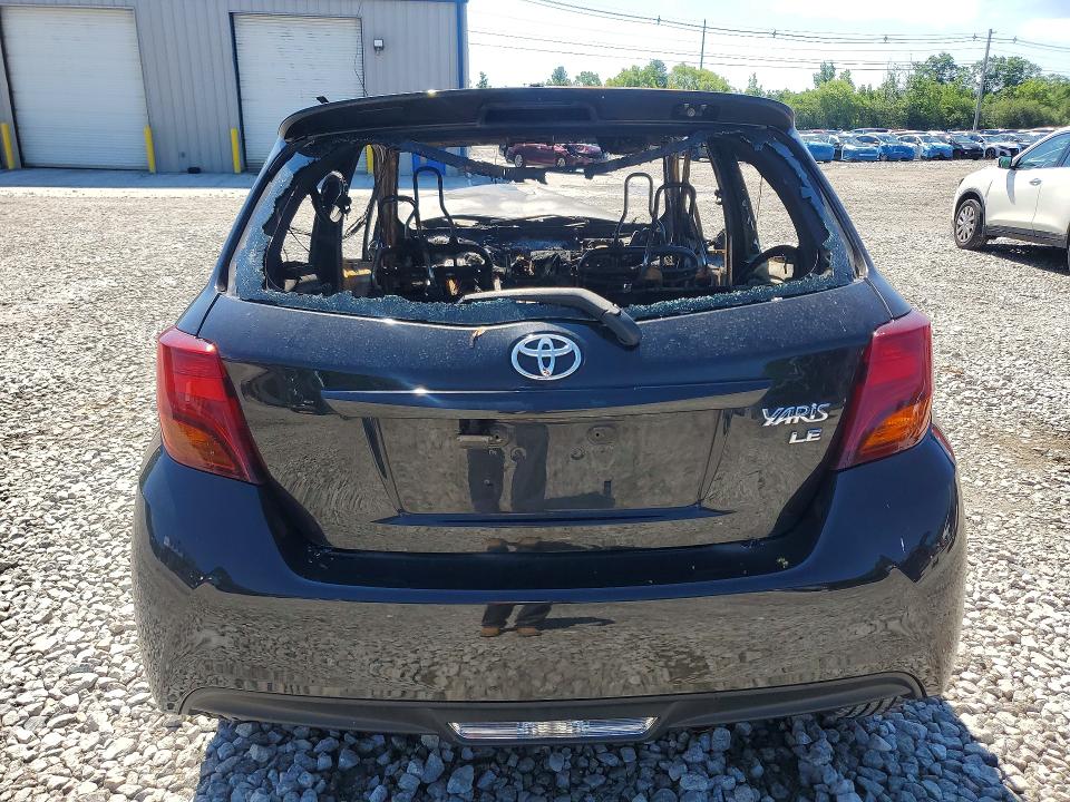 2015 Toyota Yaris VIN VNKKTUD3XFA024862 COPART salvage auction — BURN, Ma - Cert Of Title-Reconstrctd Coll, sold $125 on 2026-07-22 (photo 6)