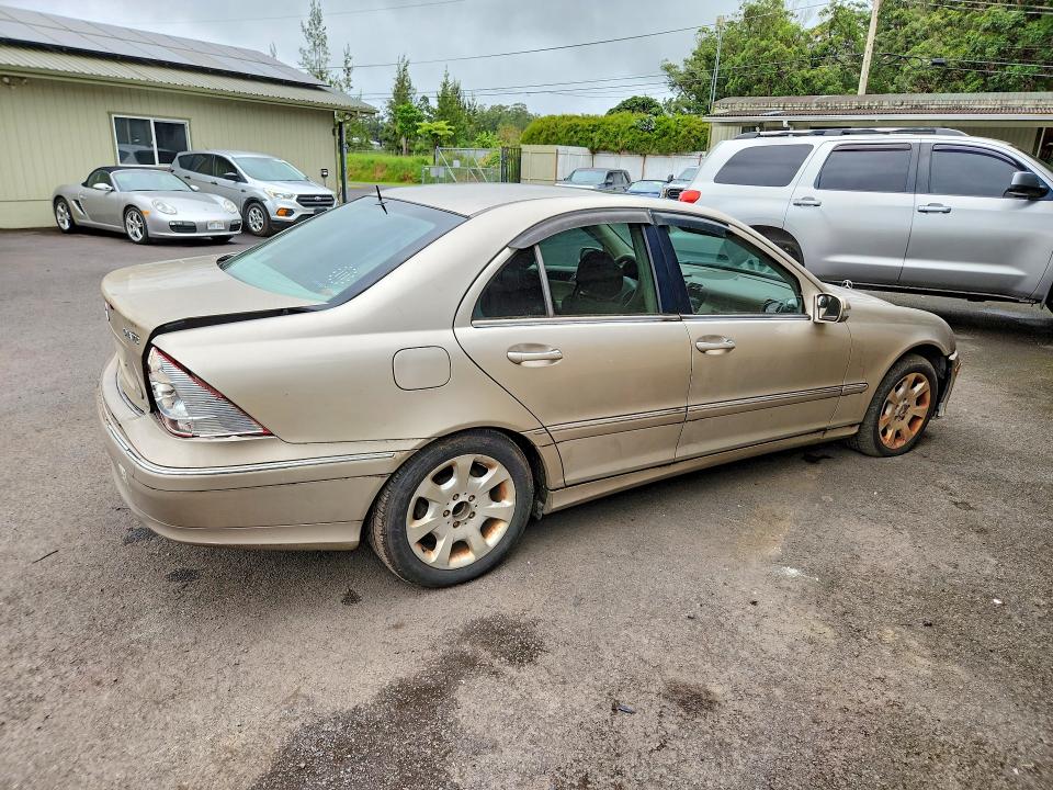 2005 Mercedes-benz C-klasse VIN WDBRF81J55F638131 COPART salvage auction — REAR END, Hi - Certificate Of Salvage, sold $1 on 2026-08-24 (photo 3)