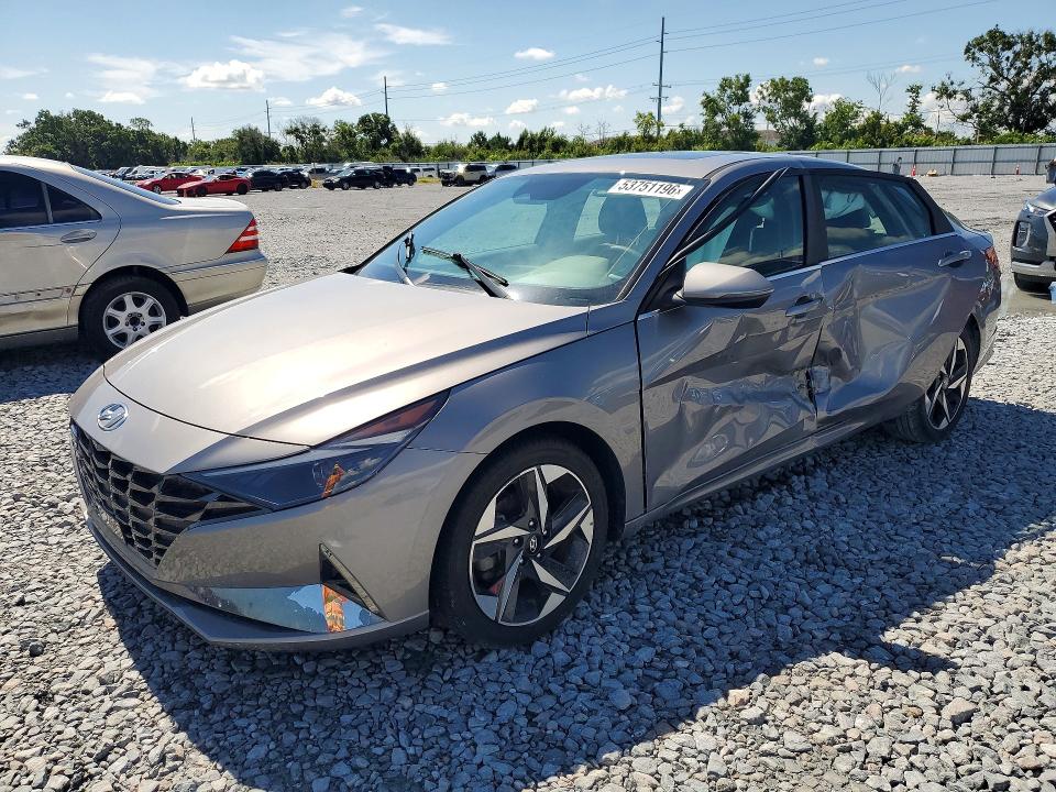 2021 Hyundai Elantra VIN KMHLN4AGXMU089913 COPART salvage auction — SIDE, Fl - Certificate Of Destruction, sold $4,400 on 2026-07-14 (photo 1)