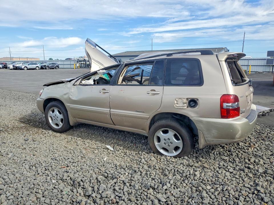 2006 Toyota Highlander VIN JTEEP21A460162500 COPART salvage auction — ALL OVER, WA - BILL OF SALE, sold $125 on 2026-07-08 (photo 2)