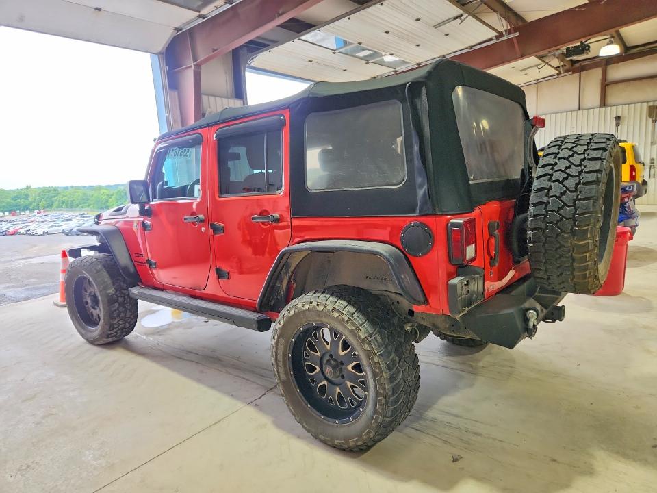 2013 Jeep Wrangler unlimited VIN 1C4BJWDGXDL643038 COPART salvage auction — MECHANICAL, Va - Certificate Of Title, sold $3,150 on 2026-07-10 (photo 2)