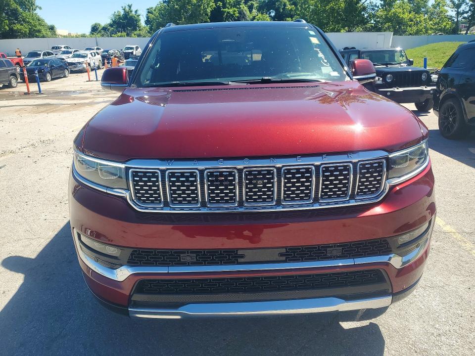2022 Jeep Grand wagoneer VIN 1C4SJVFJXNS153399 COPART salvage auction — MINOR DENT/SCRATCHES, Mo - Certificate Of Title, sold $41,000 on 2026-07-02 (photo 5)