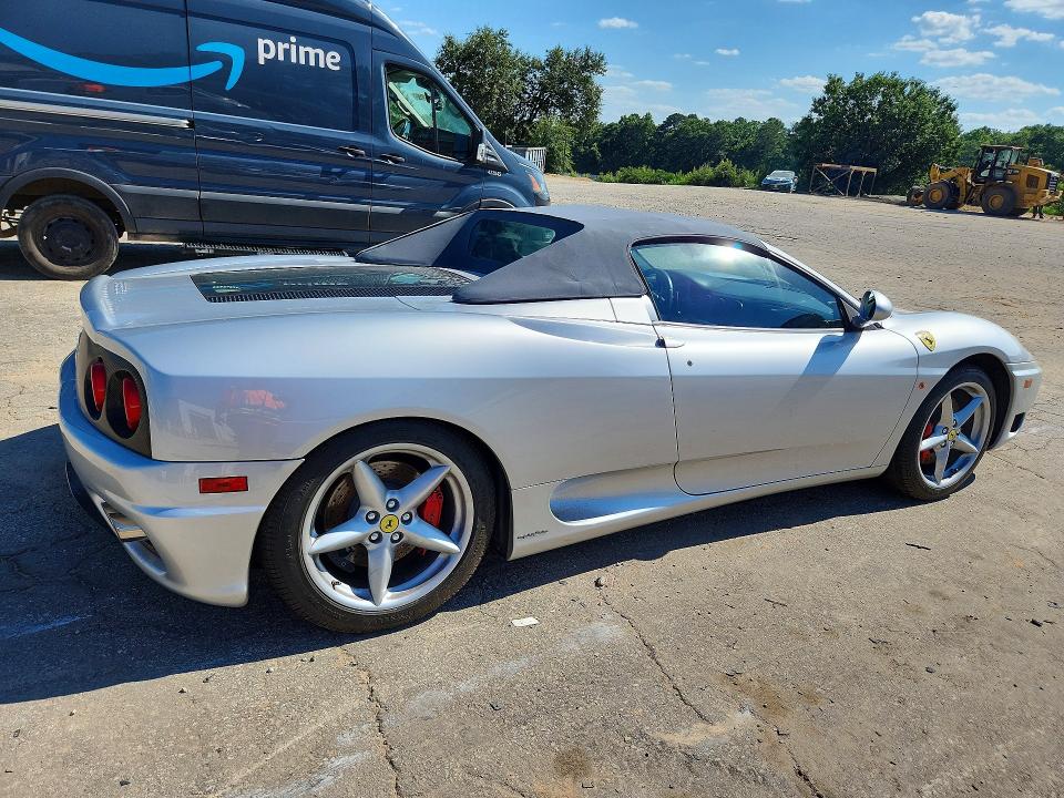 2001 Ferrari 360 VIN ZFFYT53A610126006 COPART salvage auction — REAR END, Ga - Cert Of Title-Salvage, sold $42,500 on 2026-07-10 (photo 3)