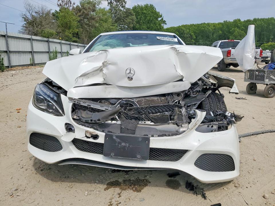 2018 Mercedes-benz C-klasse VIN WDDWK4KBXJF648914 COPART salvage auction — FRONT END, Va - Cert Of Title - Salvage, sold $2,600 on 2026-08-11 (photo 5)
