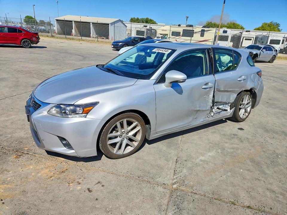 2015 Lexus Ct VIN JTHKD5BH4F2219701 COPART salvage auction — SIDE, CA - SALVAGE CERTIFICATE, sold $2,650 on 2026-07-06 (photo 1)