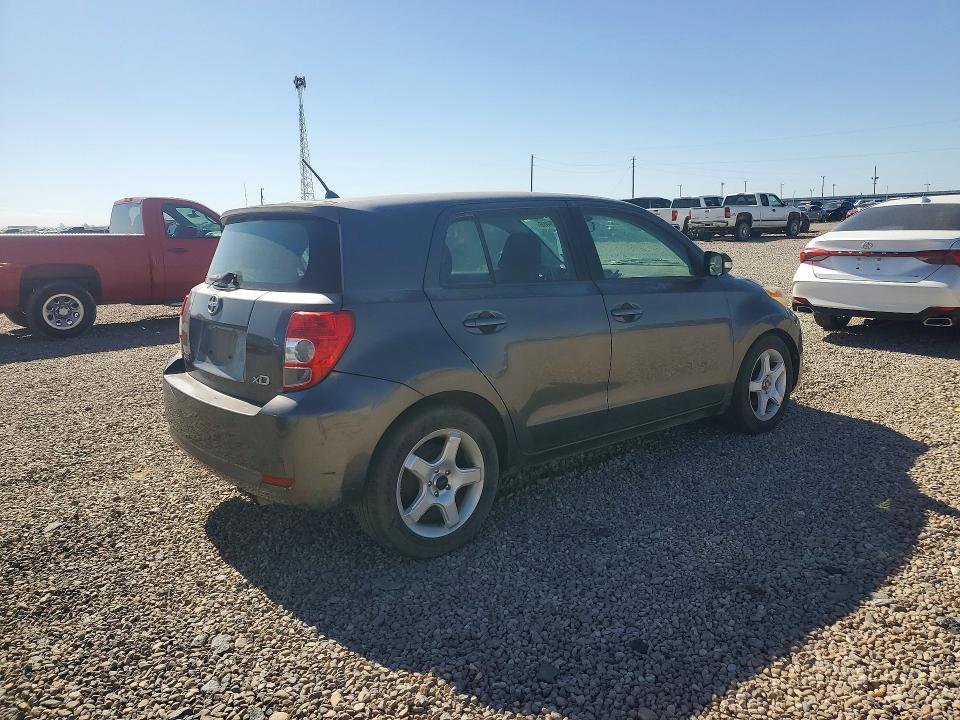 2008 Scion Xd VIN JTKKU10408J032516 COPART salvage auction — HAIL, Tx - Cert Of Title-Rebuilt Salvage, sold $350 on 2026-07-07 (photo 3)