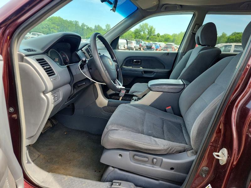 2008 Honda Pilot VIN 5FNYF18408B007686 COPART salvage auction — NORMAL WEAR, Ma - Cert Of Title-Reconstrctd Coll, sold $500 on 2026-07-02 (photo 7)