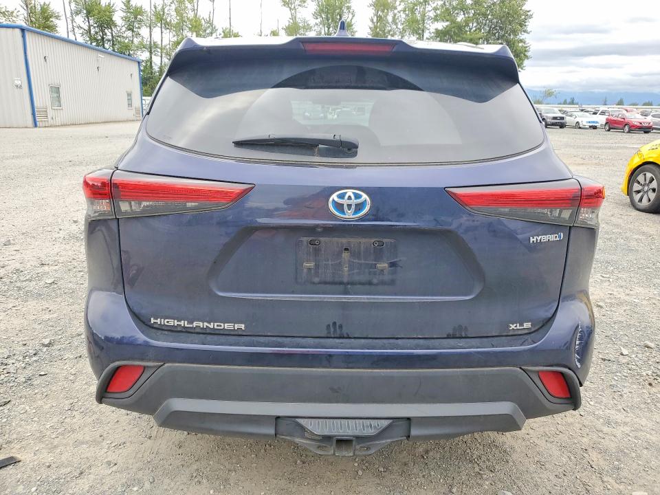 2021 Toyota Highlander VIN 5TDGBRCH3MS519139 COPART salvage auction — FRONT END, Wa - Bill Of Sale, sold $12,999 on 2026-07-27 (photo 6)