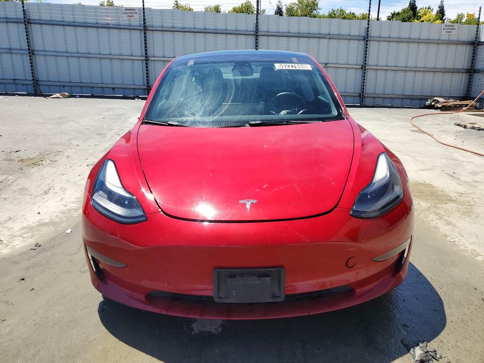 2022 Tesla Model 3 VIN 5YJ3E1EA4NF303829 COPART salvage auction — MECHANICAL, CA - CERTIFICATE OF TITLE, sold $7,500 on 2026-07-08 (photo 5)
