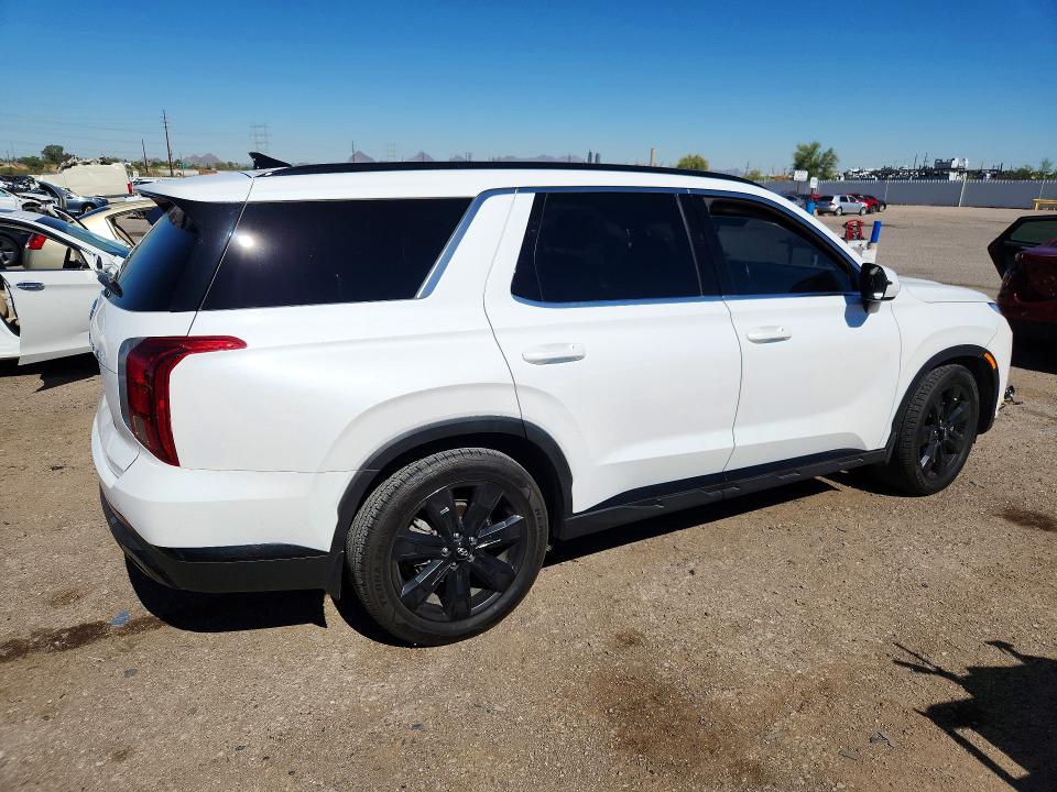 2024 Hyundai Palisade VIN KM8R34GE6RU689373 COPART salvage auction — FRONT END, Az - Cert Of Title - Salvage, sold $9,300 on 2026-07-31 (photo 3)