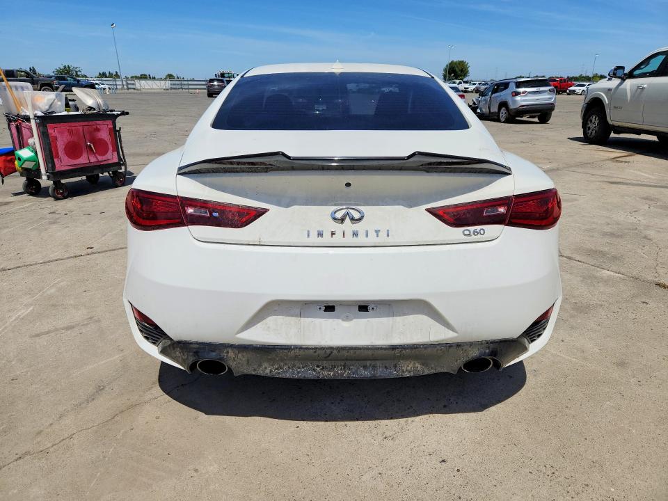 2018 Infiniti Q60 VIN JN1CV7EKXJM200656 COPART salvage auction — SIDE, Ca - Salvage Certificate, sold $6,500 on 2026-07-20 (photo 6)