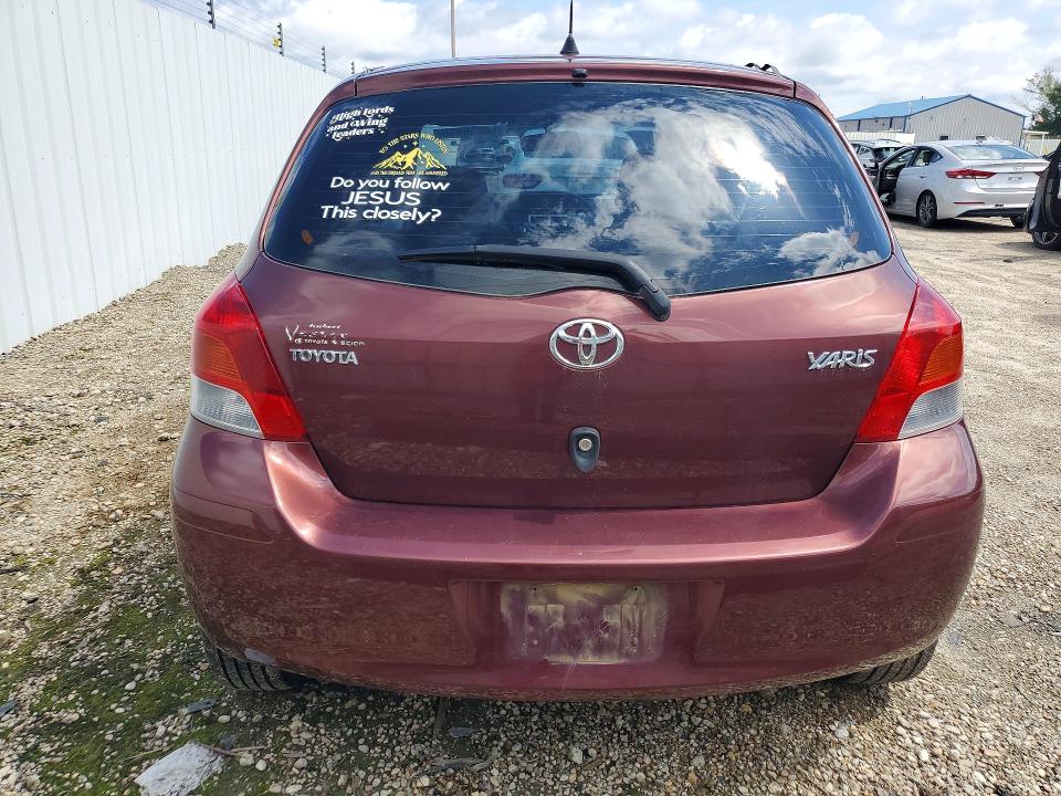 2009 Toyota Yaris VIN JTDKT903495251862 COPART salvage auction — SIDE, AL - CERT OF TITLE-SALVAGE TITLE, sold $1,450 on 2026-07-23 (photo 6)
