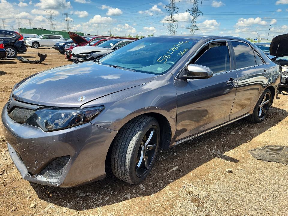 2014 Toyota Camry VIN 4T4BF1FK1ER405050 COPART salvage auction — REAR END, Il - Salvage Certificate, sold $2,750 on 2026-07-23 (photo 1)