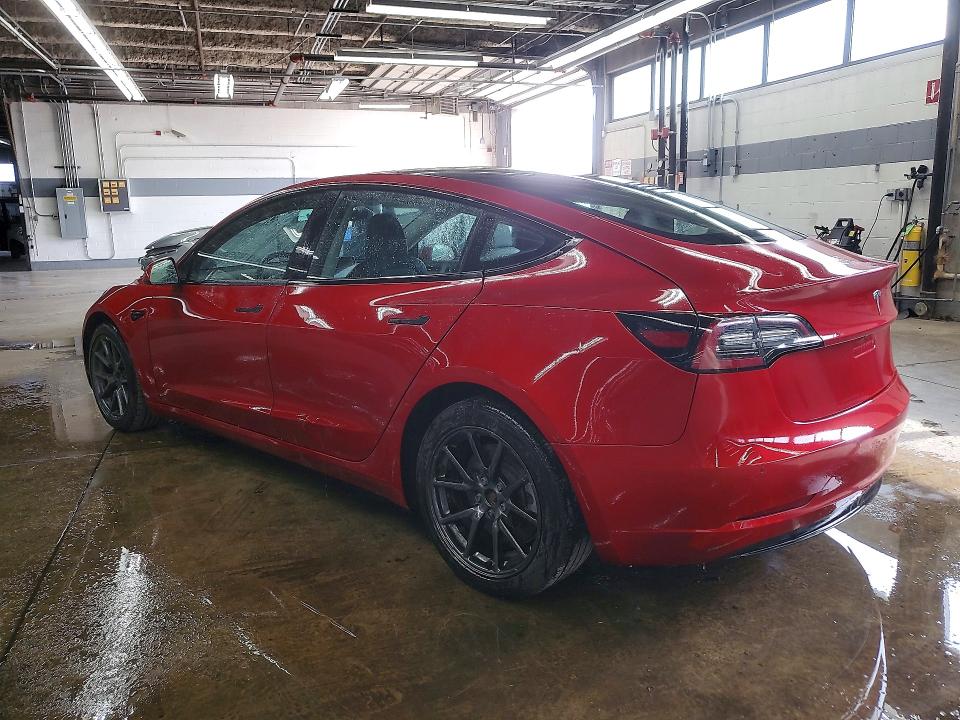 2022 Tesla Model 3 VIN 5YJ3E1EA9NF368840 COPART salvage auction — REAR END, Il - Salvage Certificate, sold $4,600 on 2026-07-15 (photo 2)