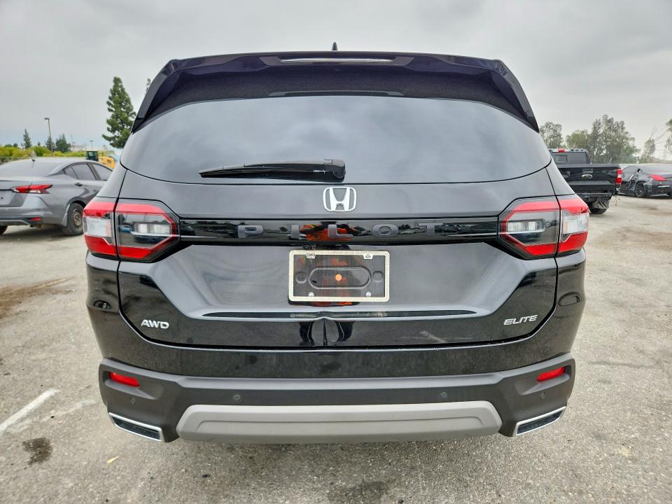 2025 Honda Pilot VIN 5FNYG1H85SB097330 COPART salvage auction — FRONT END, Ca - Salvage Certificate, sold $10,500 on 2026-07-28 (photo 6)