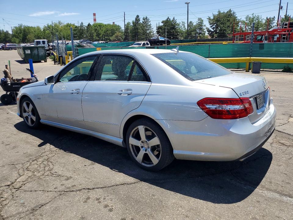 2012 Mercedes-benz E-klasse VIN WDDHF8JB5CA646669 COPART salvage auction — REAR END, CO - SALVAGE TITLE (P), sold $3,200 on 2026-07-28 (photo 2)