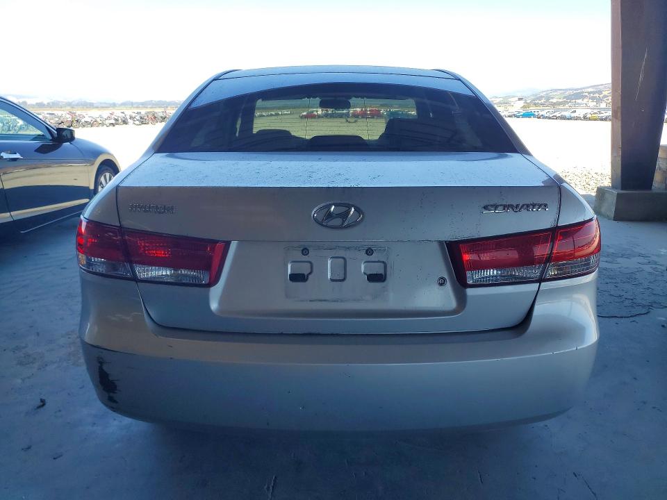 2007 Hyundai Sonata VIN 5NPET46C77H224725 COPART salvage auction — REAR END, Ca - Salvage Certificate, sold $625 on 2026-07-02 (photo 6)